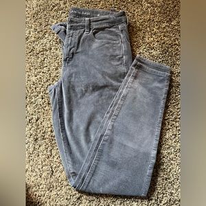 American Eagle Light Gray Corduroy Pants